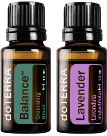 doTERRA Balance og Lavender produkt