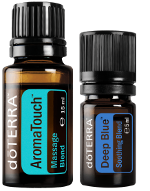 doTERRA AromaTouch og Deep Blue produkt